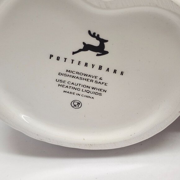 4 Pottery Barn Santa Claus Handcrafted Ceramic Mug Set Different Face Designs - Picture 12 of 15